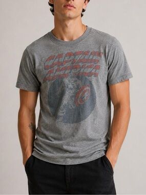 Abercrombie & Fitch Marvel Captain America Graphic Tee